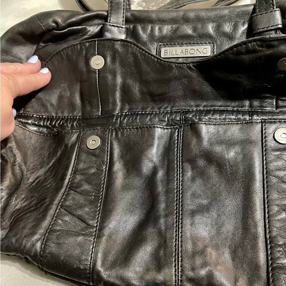 VINTAGE Black Leather shoulder bag - Picture 16 of 16